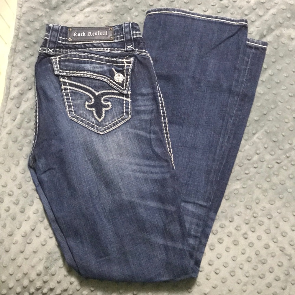 ROCK REVIAL boot cut jeans
